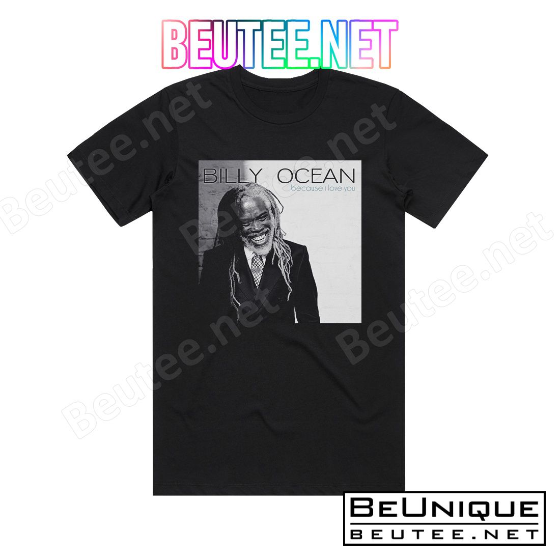 Billy Ocean Because I Love You Album Cover T-Shirt