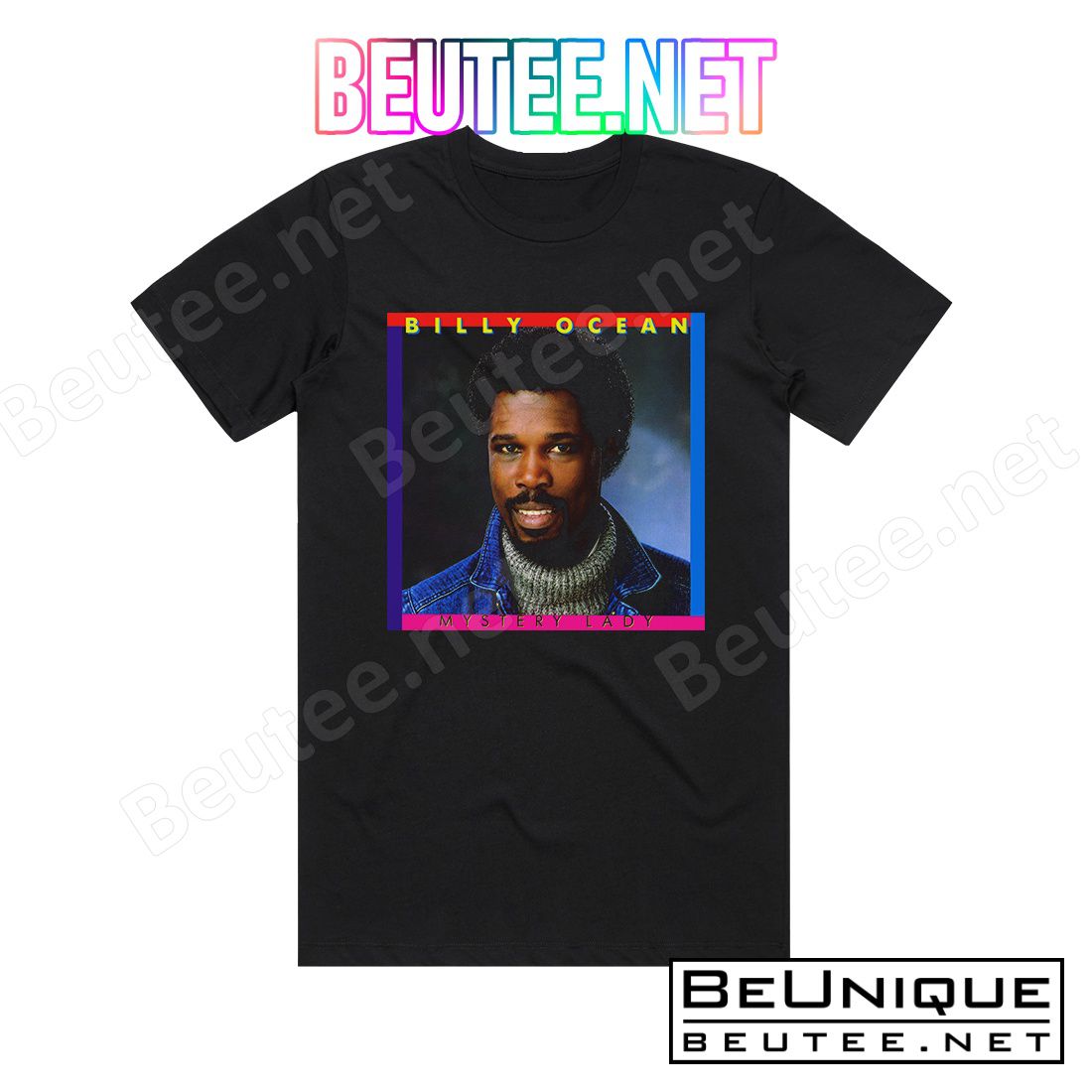 Billy Ocean Mystery Lady Album Cover T-Shirt