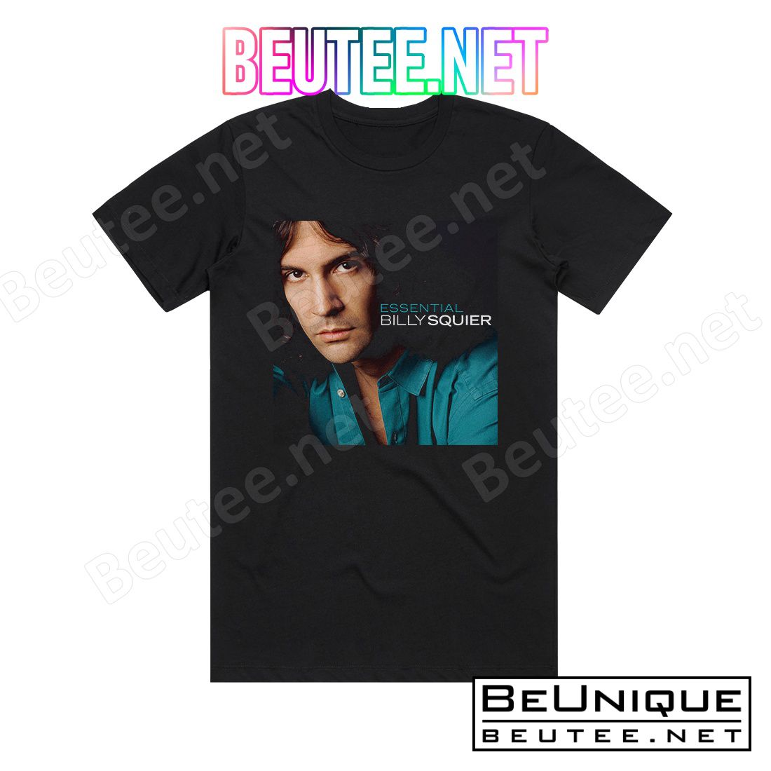 Billy Squier Essential Billy Squier Album Cover T-Shirt