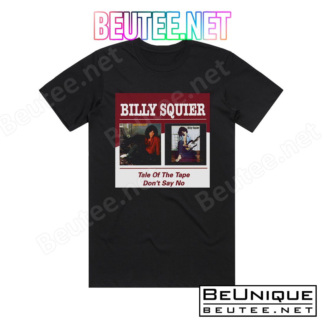 Billy Squier The Tale Of The Tape Don't Say No Album Cover T-Shirt