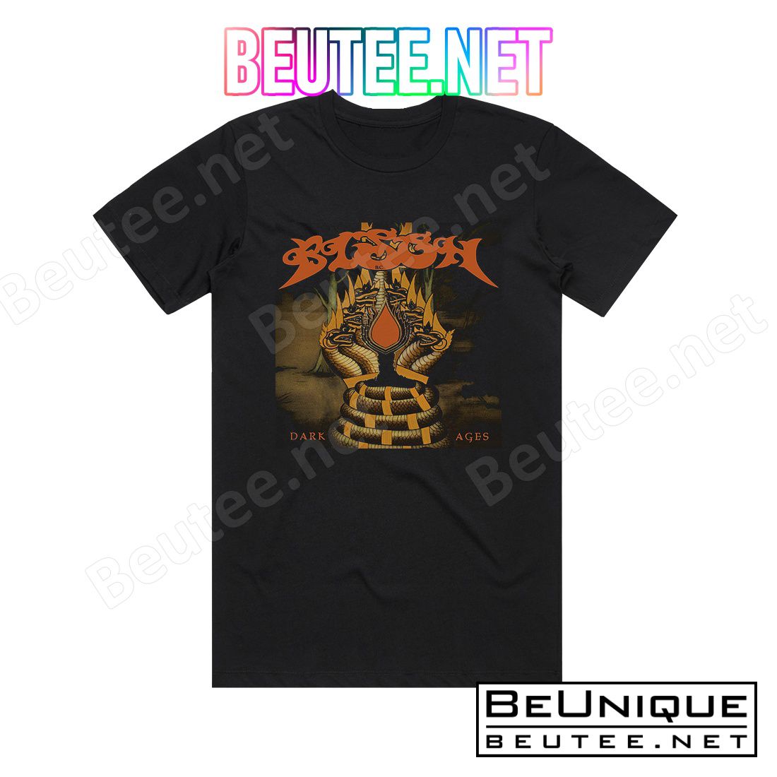 Bison B C Dark Ages Album Cover T-Shirt