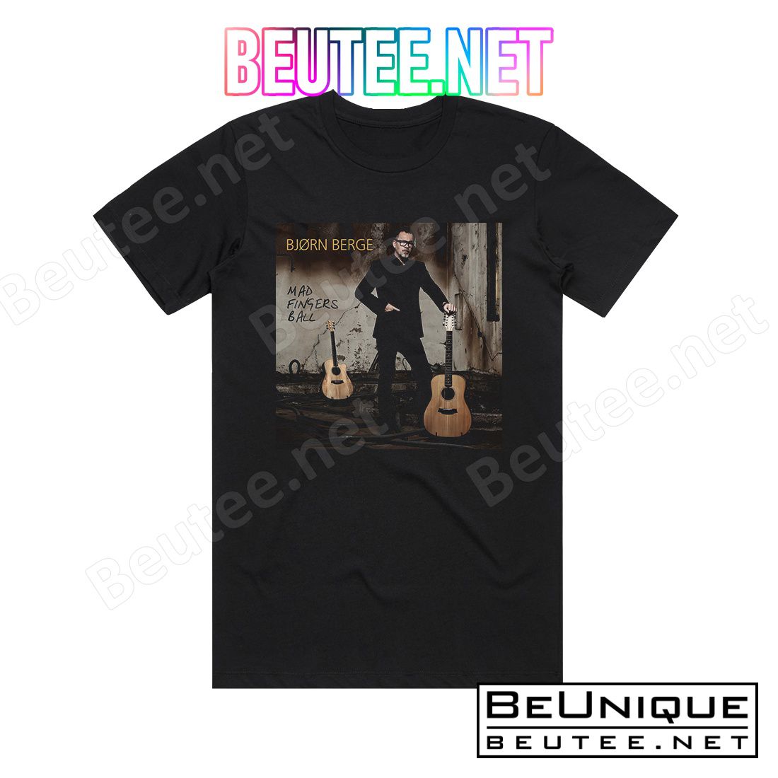 Bjorn Berge Mad Fingers Ball Album Cover T-Shirt