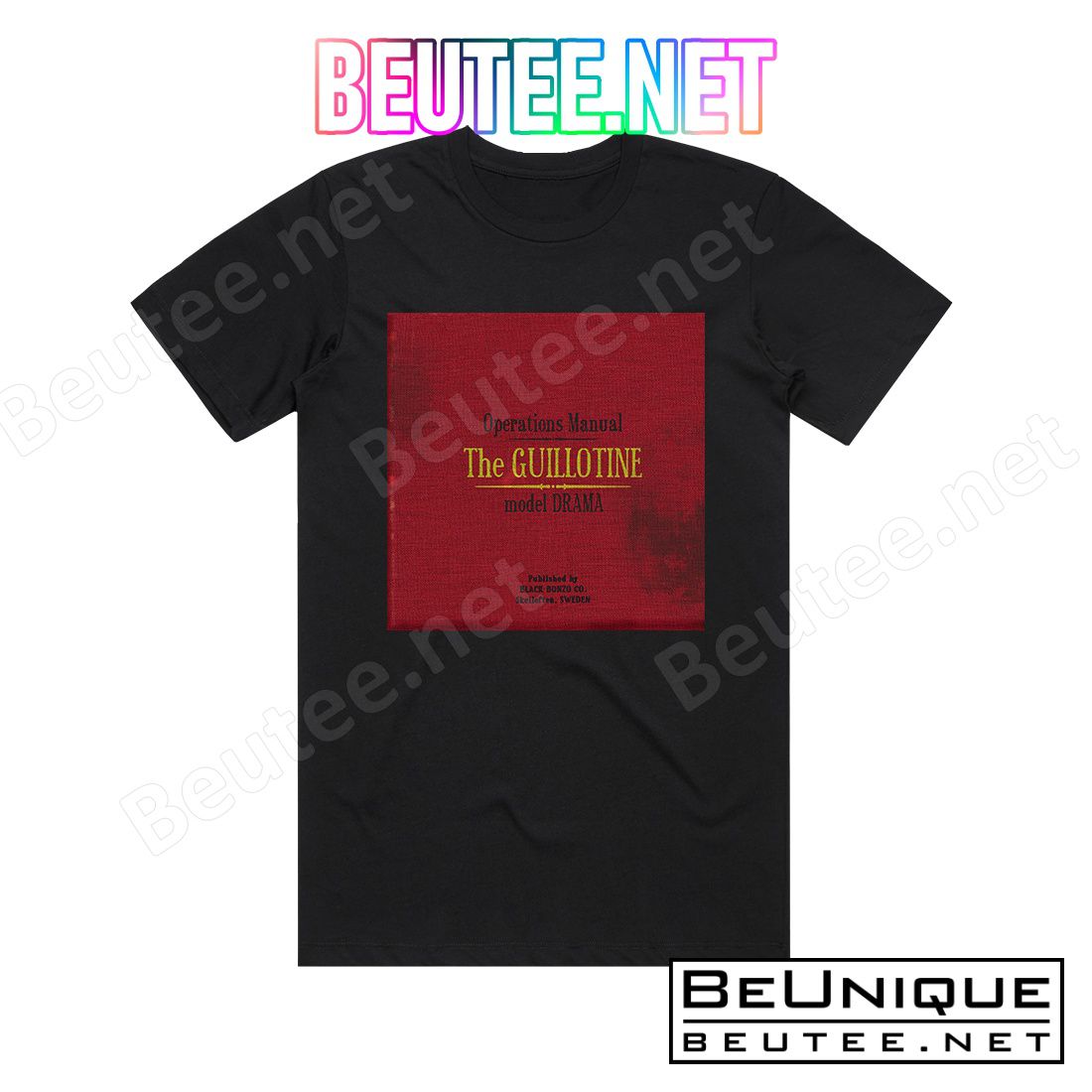 Black Bonzo Guillotine Drama 2 Album Cover T-Shirt
