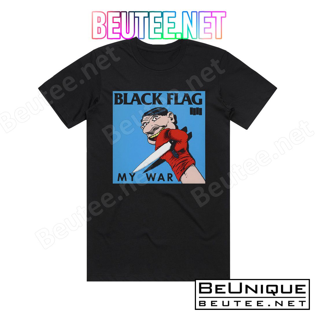 Black Flag My War Album Cover T-Shirt