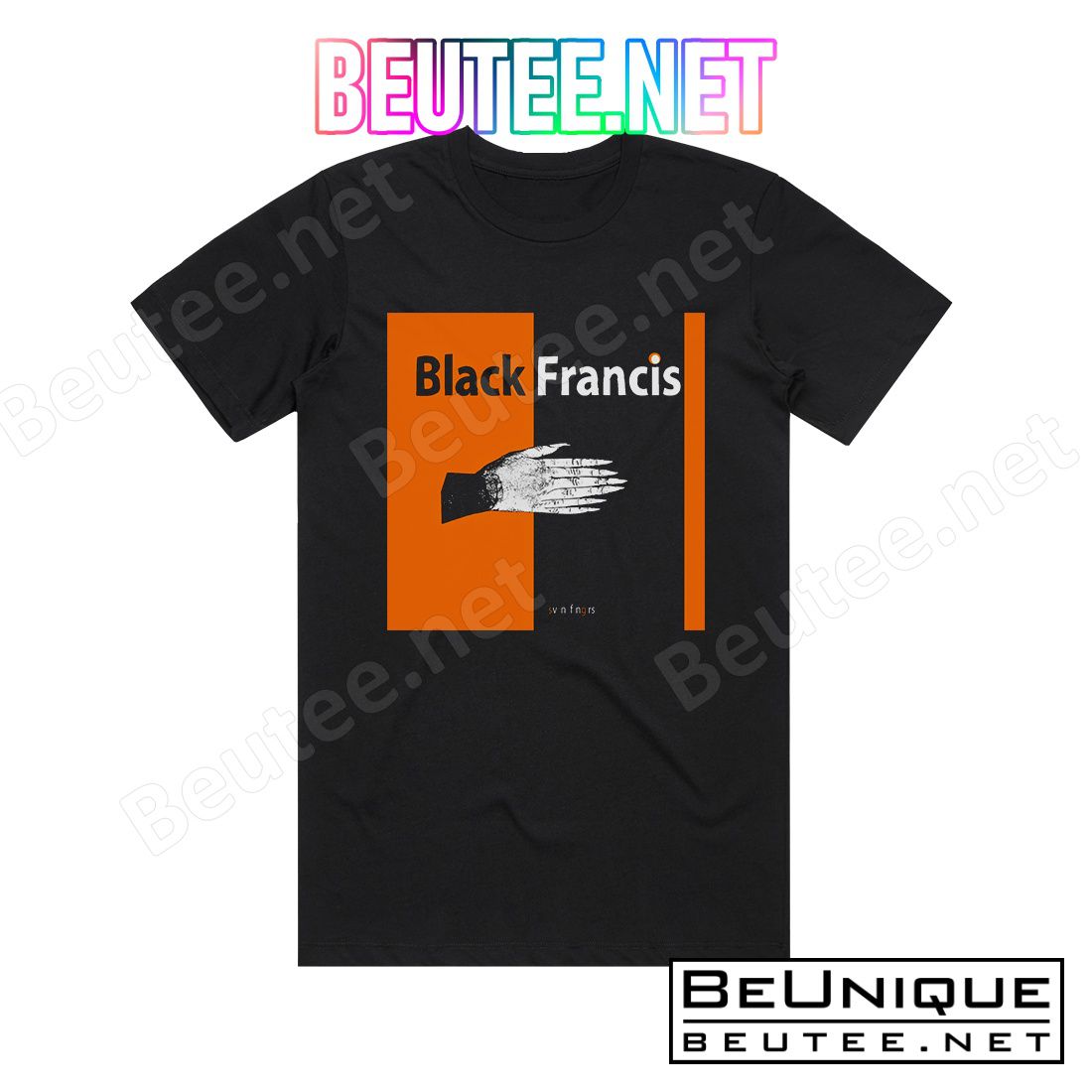 Black Francis Svn Fngrs Album Cover T-Shirt