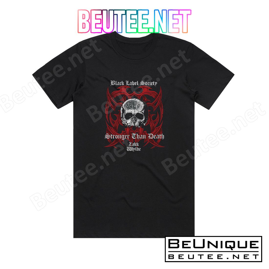 Black Label Society Stronger Than Death Album Cover T-Shirt