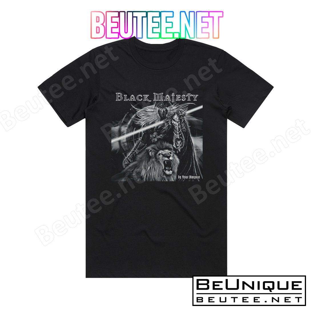 Black Majesty In Your Honour Album Cover T-Shirt