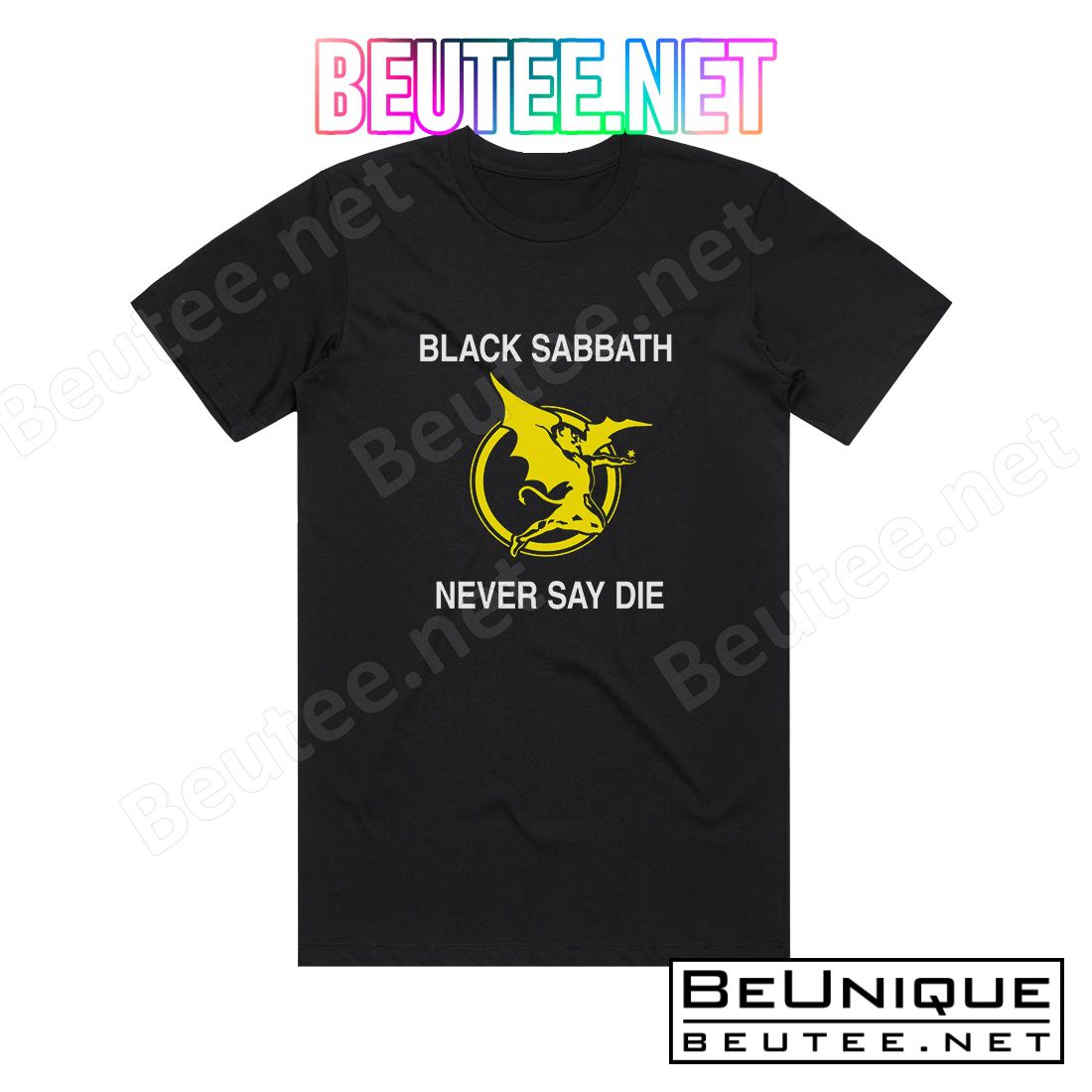 Black Sabbath Never Say Die 1 Album Cover T-Shirt