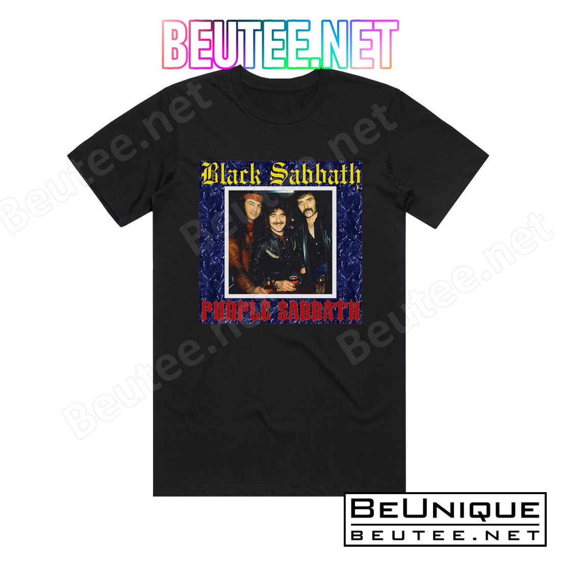 Black Sabbath Purple Sabbath 1 Album Cover T-Shirt