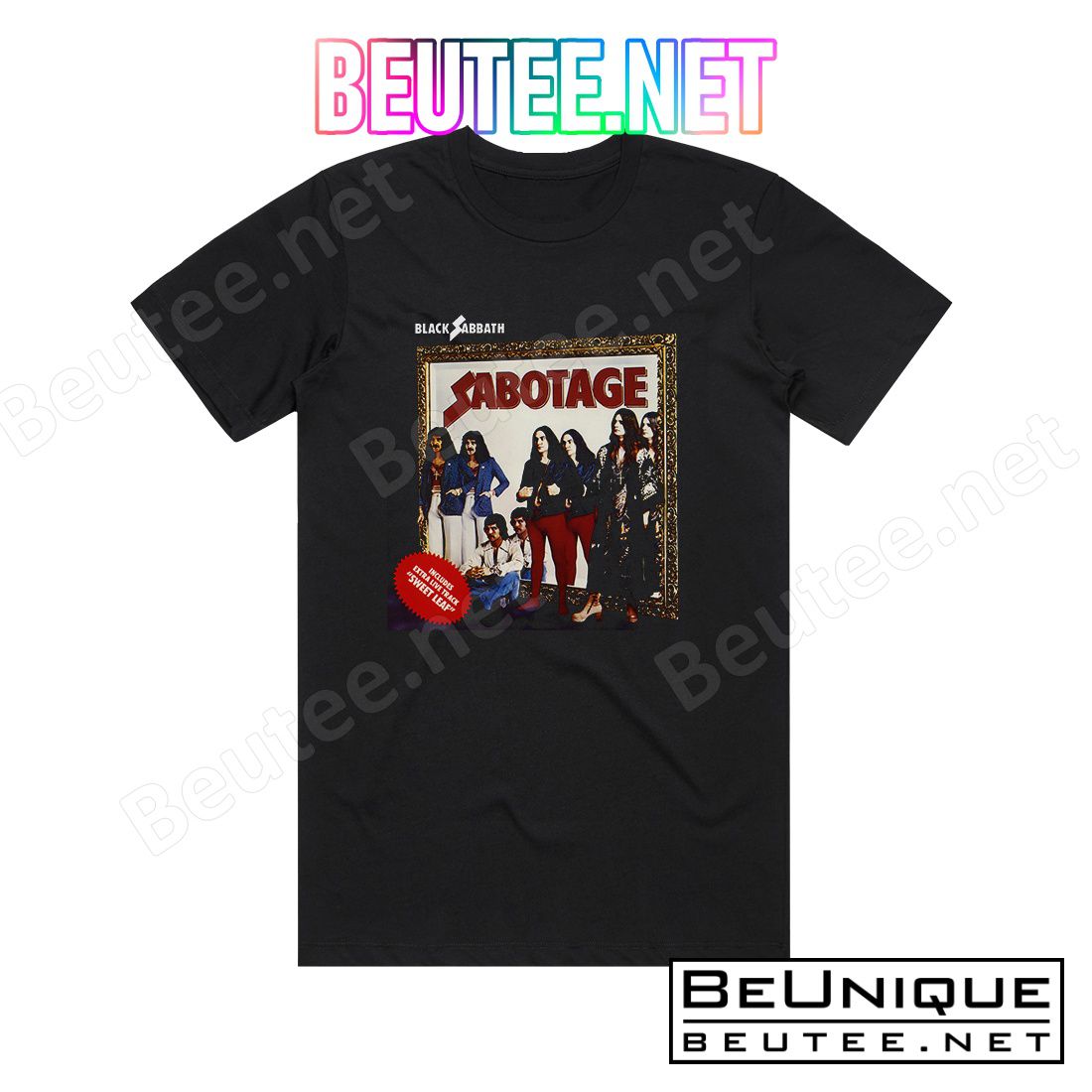 Black Sabbath Sabotage 1 Album Cover T-Shirt