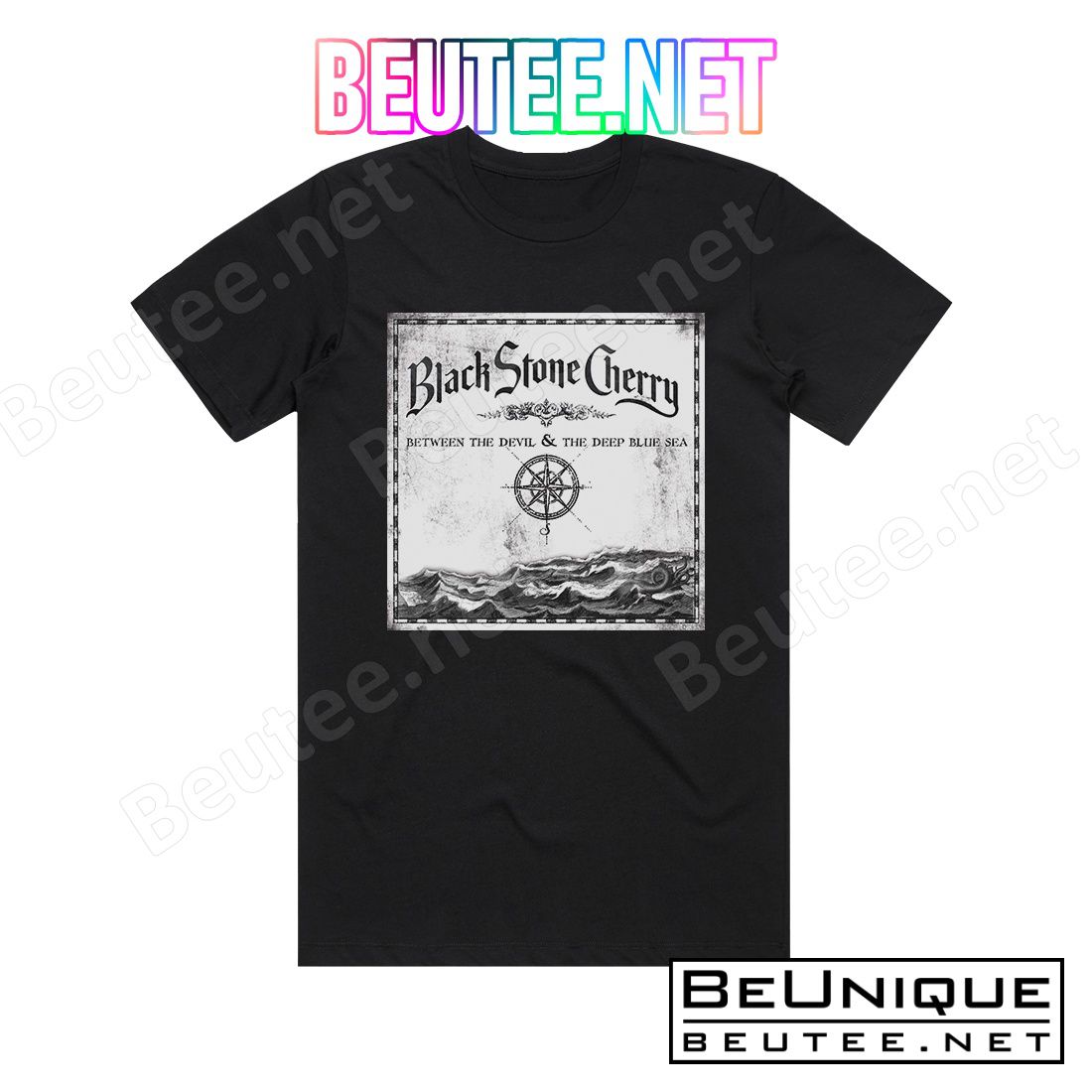 Black Stone Cherry Between The Devil The Deep Blue Sea 1 Album Cover T-Shirt