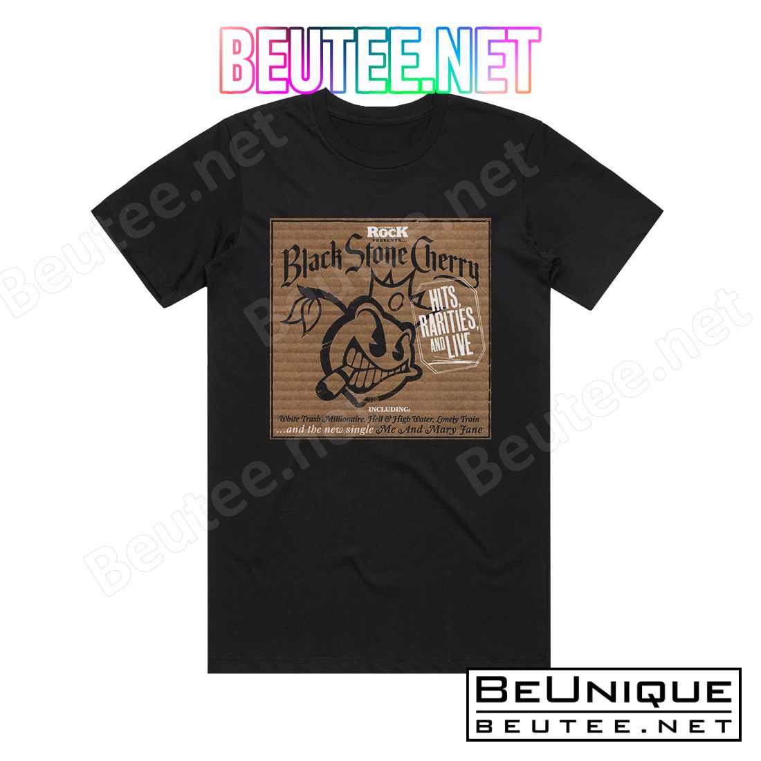 Black Stone Cherry Hits Rarities And Live Album Cover T-Shirt