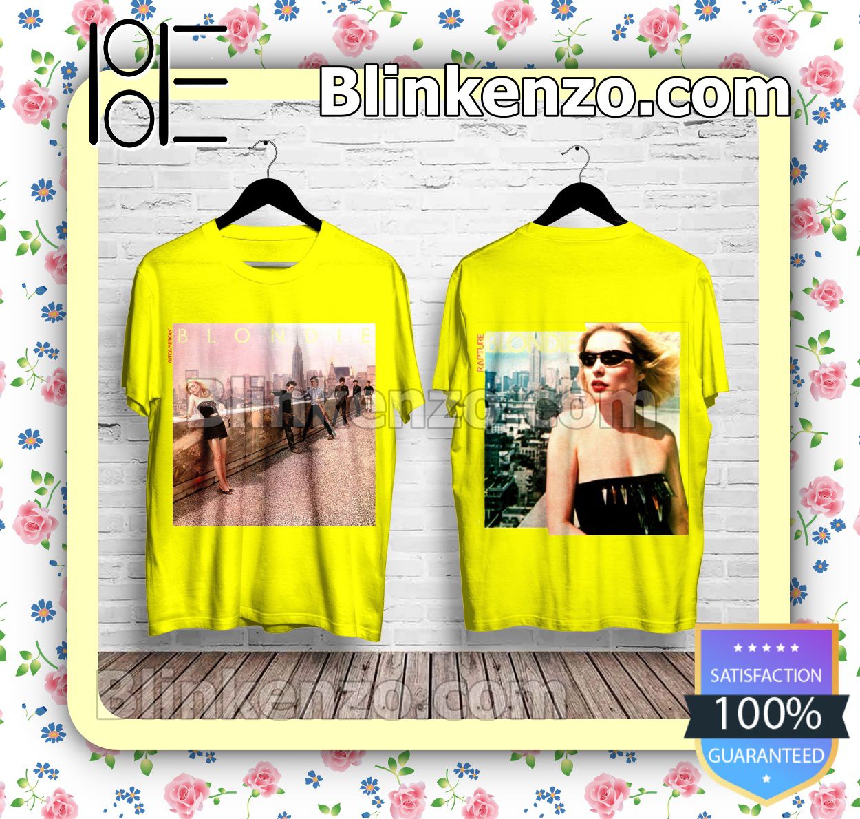 Etsy Blondie Autoamerican Album Cover Yellow Custom Shirt