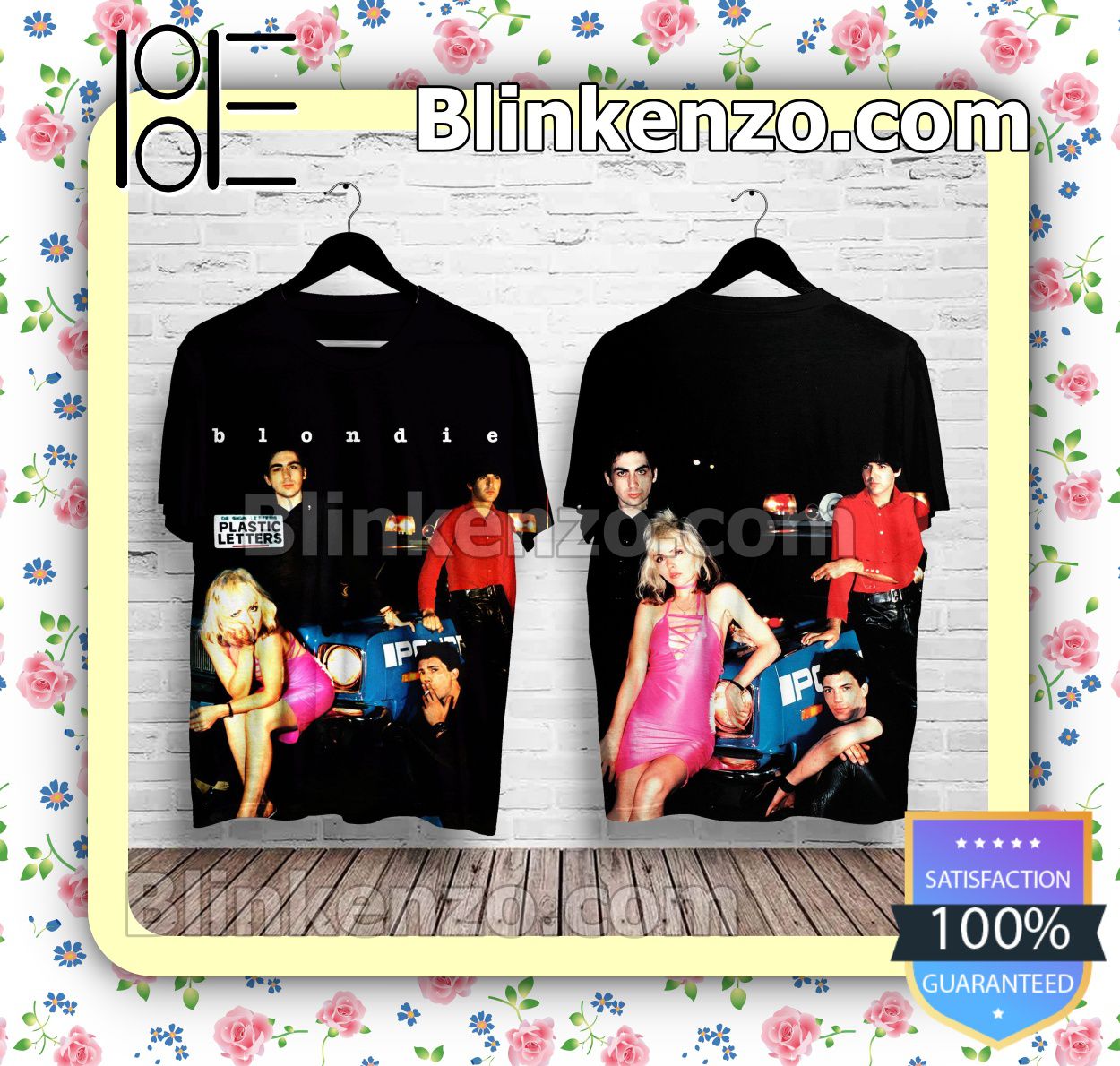 Amazing Blondie Plastic Letters Album Cover Custom Shirt