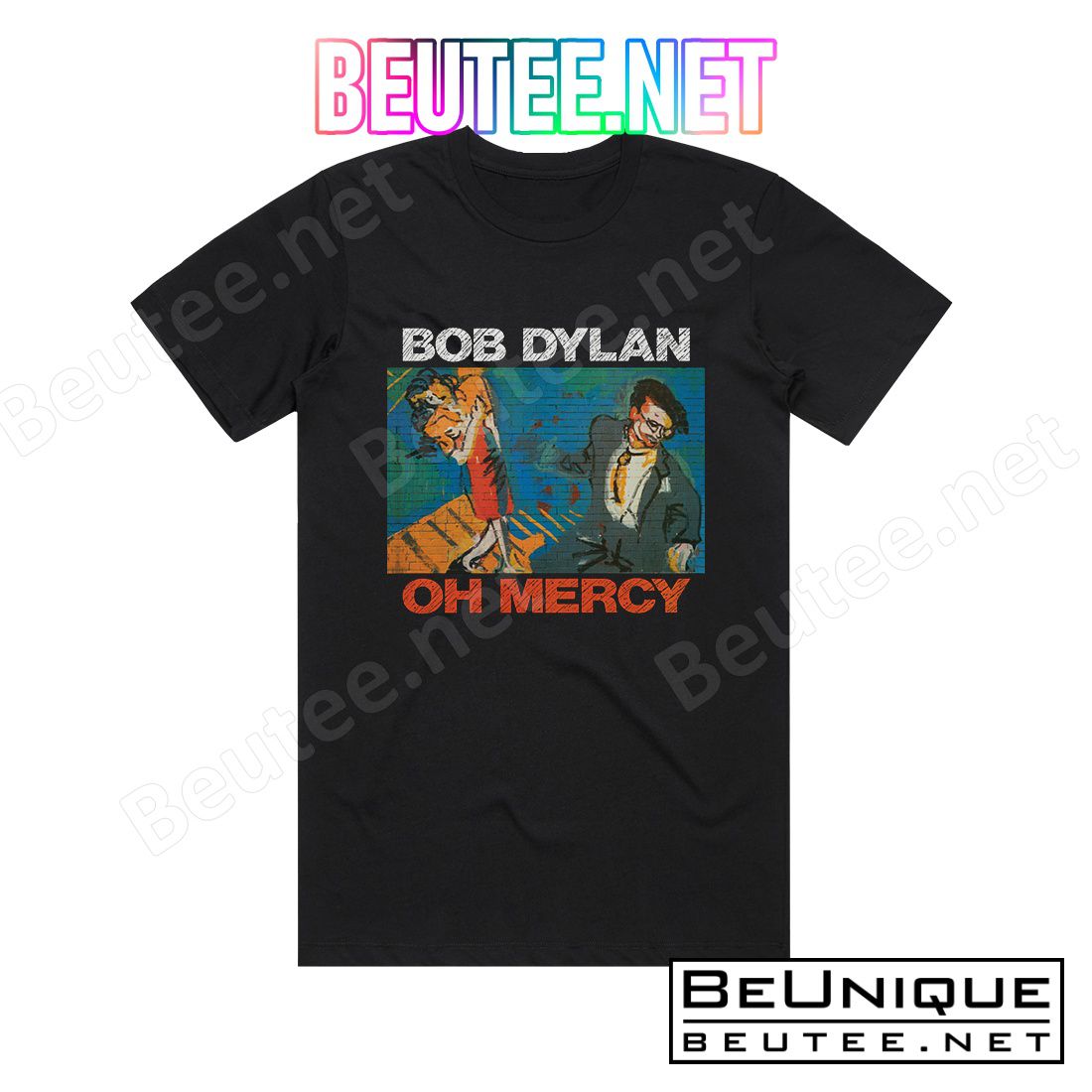Bob Dylan Oh Mercy Album Cover T-Shirt