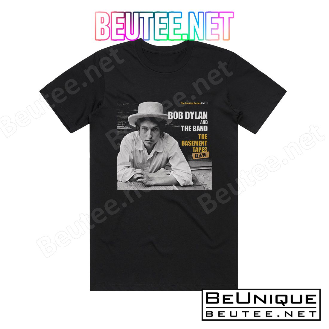 Bob Dylan The Bootleg Series Volume 11 The Basement Tapes Raw Album Cover T-Shirt