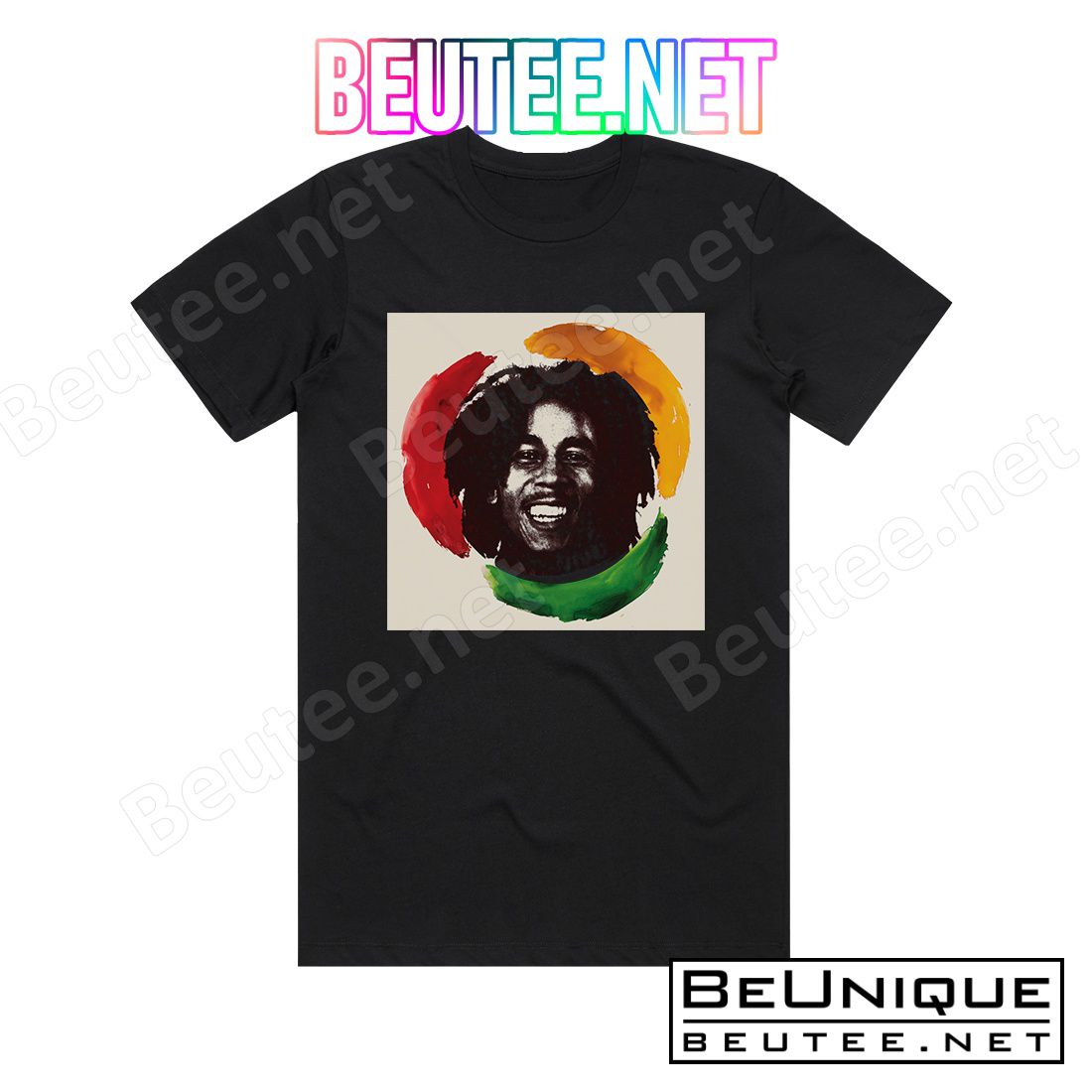 Bob Marley and The Wailers Africa Unite The Singles Collection Album Cover T-Shirt