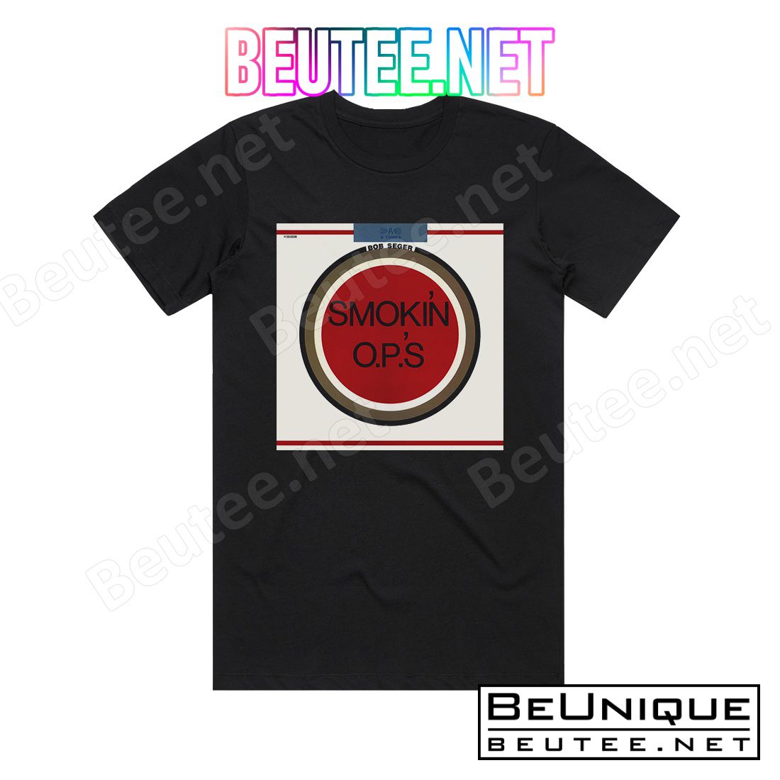 Bob Seger Smokin Ops Album Cover T-Shirt
