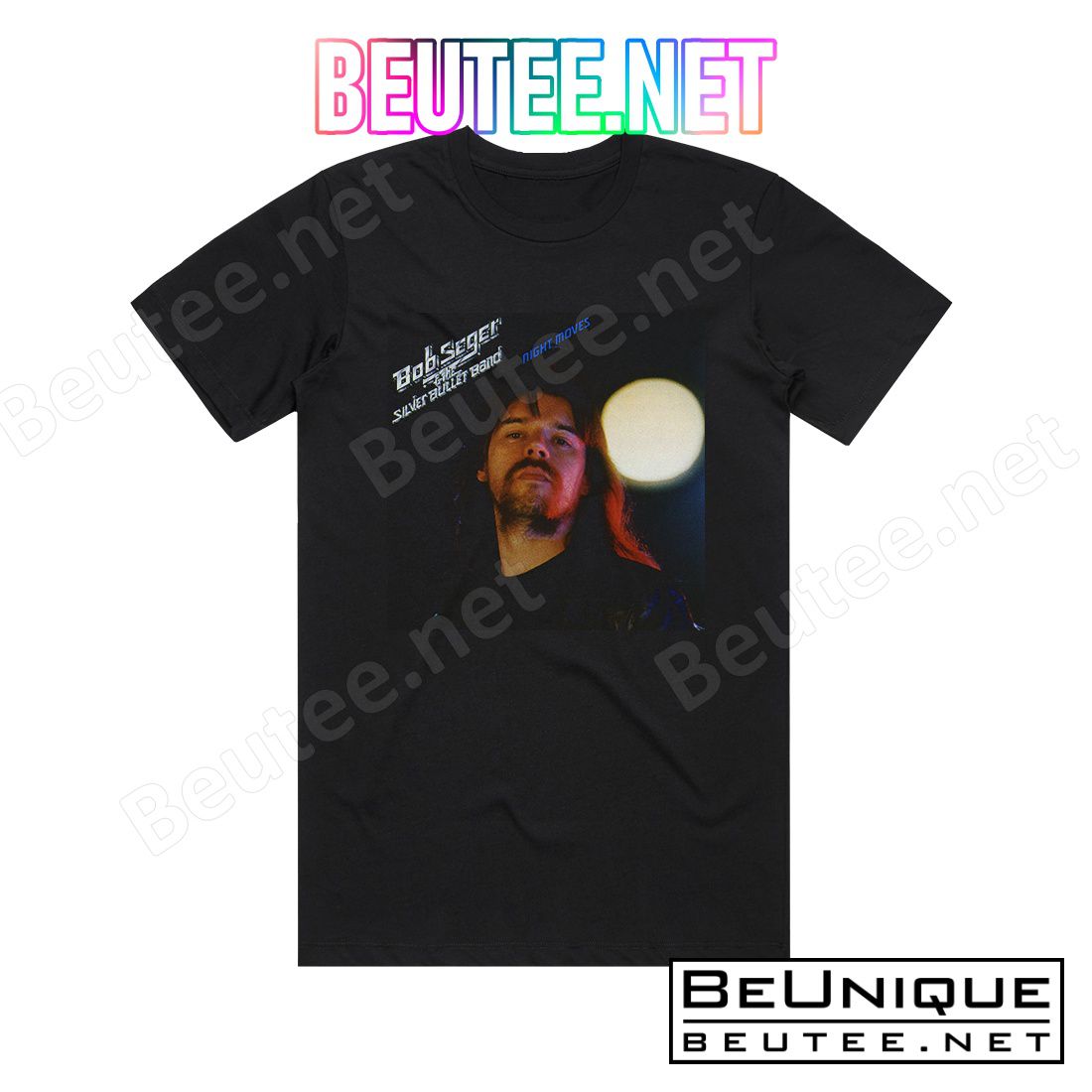 Bob Seger and The Silver Bullet Band Night Moves 1 Album Cover T-Shirt