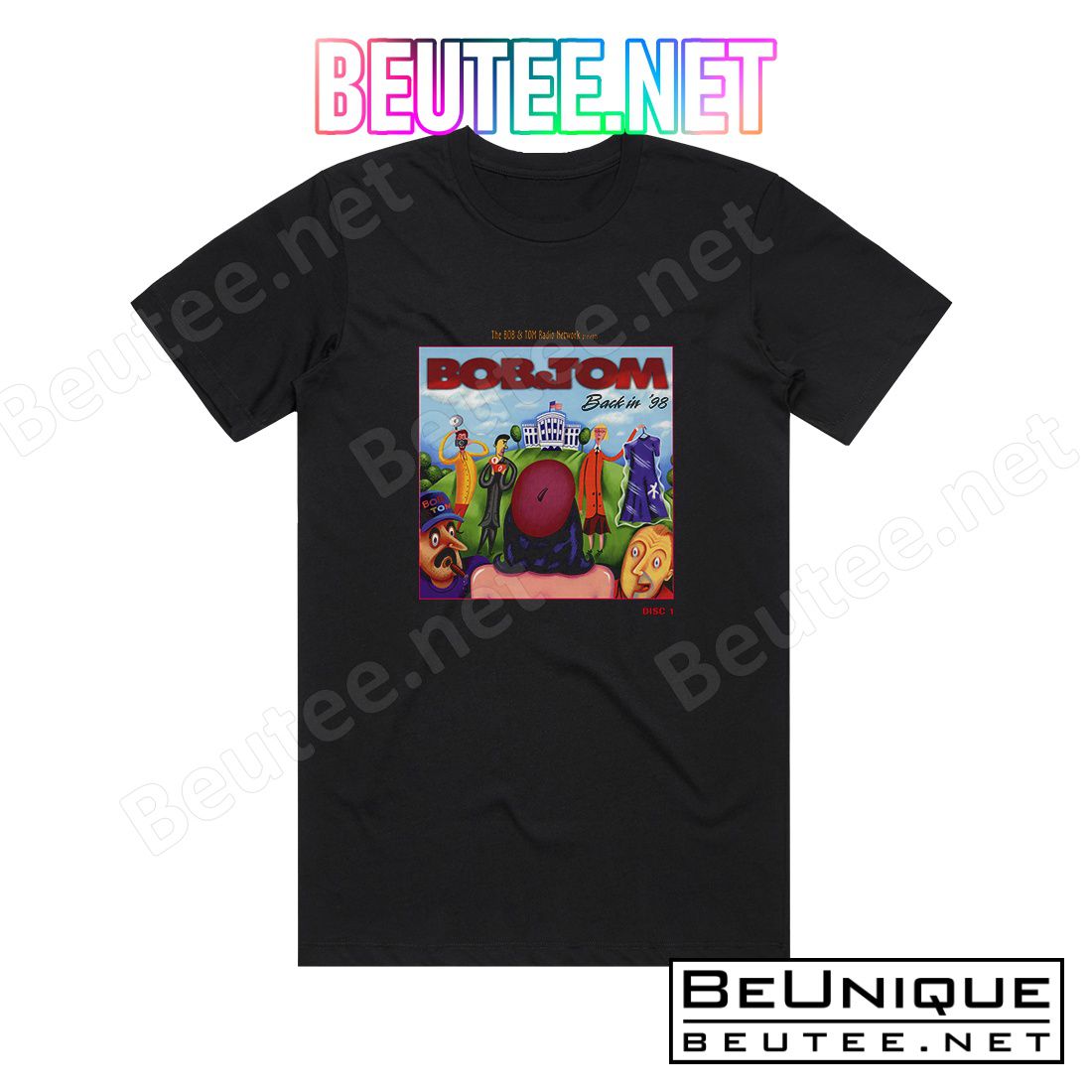 Wonderful Bob and Tom Back In 98 1 Album Cover T-Shirt, Tank Top, Hoodie