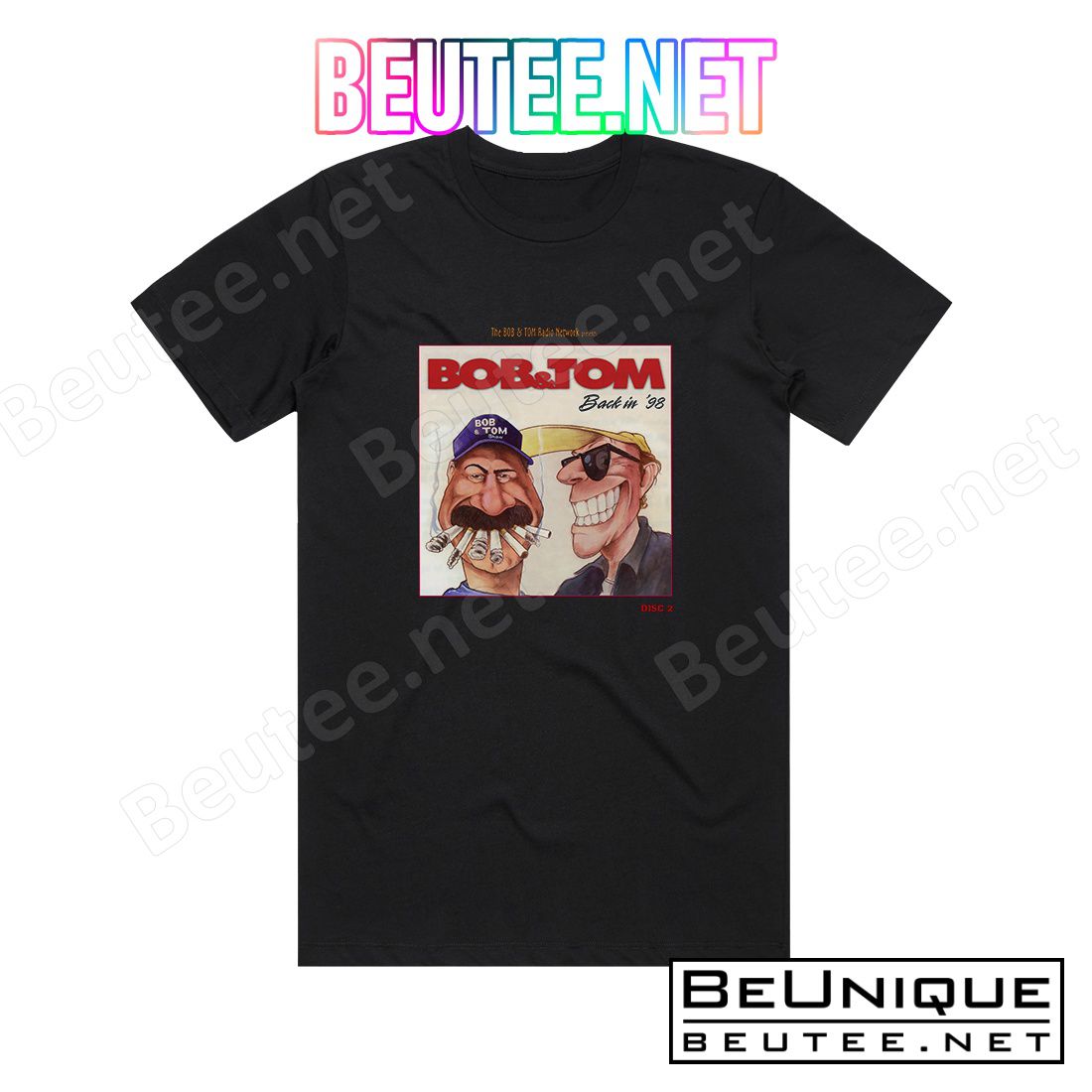 Bob and Tom Back In 98 2 Album Cover T-Shirt