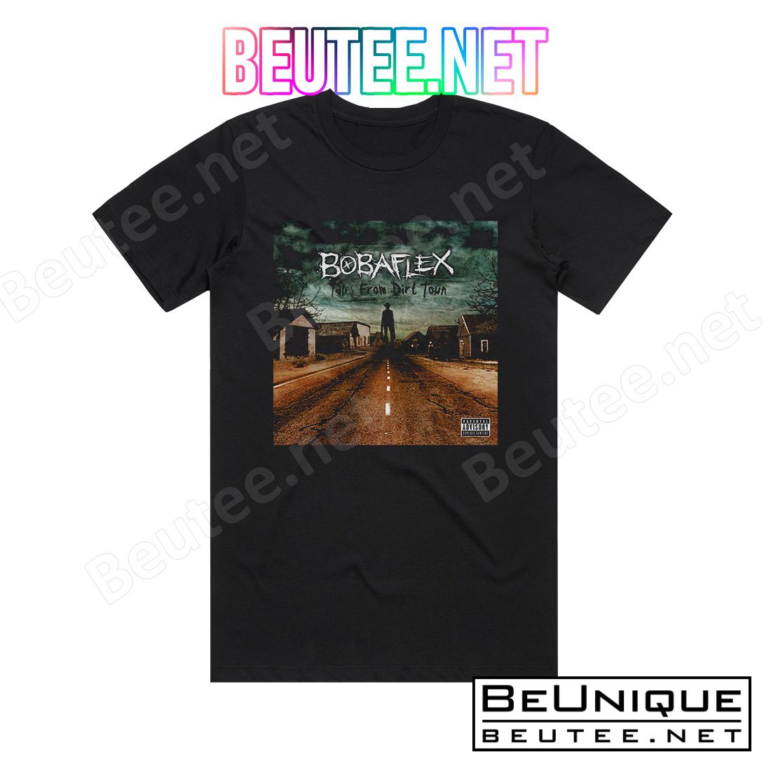 Bobaflex Tales From Dirt Town Album Cover T-Shirt