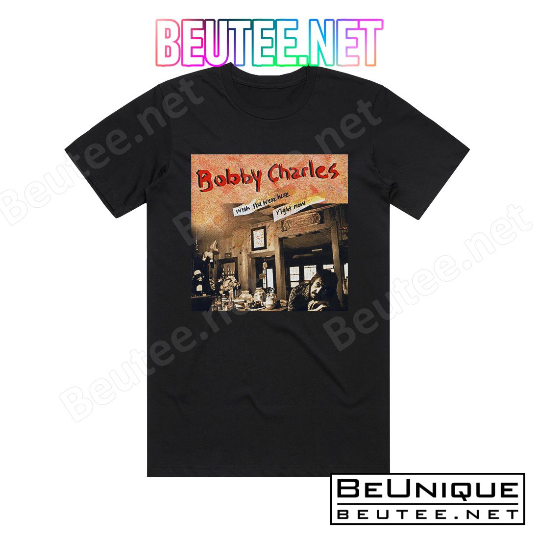 Bobby Charles I Wish You Were Here Right Now Album Cover T-Shirt