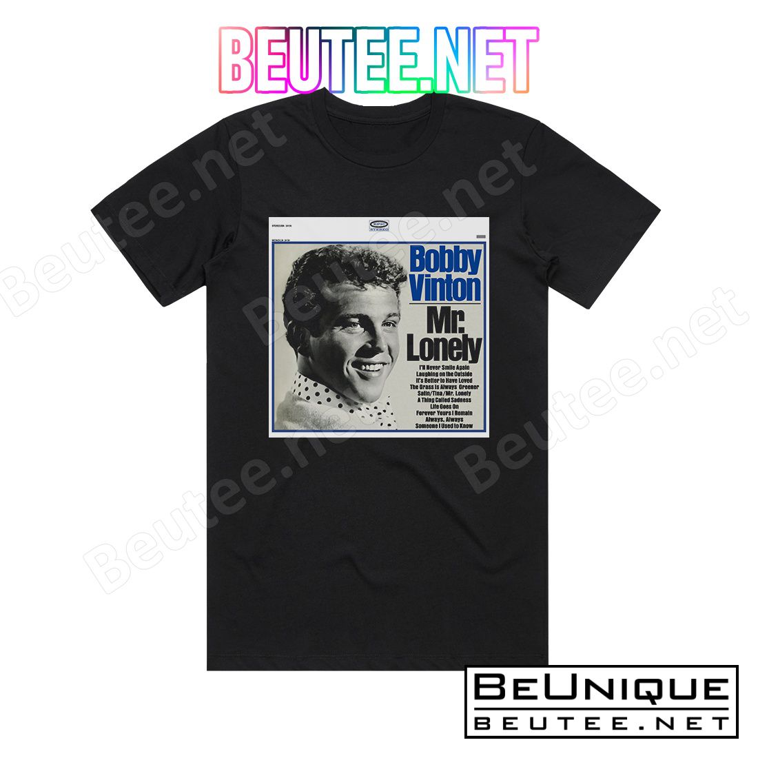 Bobby Vinton Mr Lonely Album Cover T-Shirt