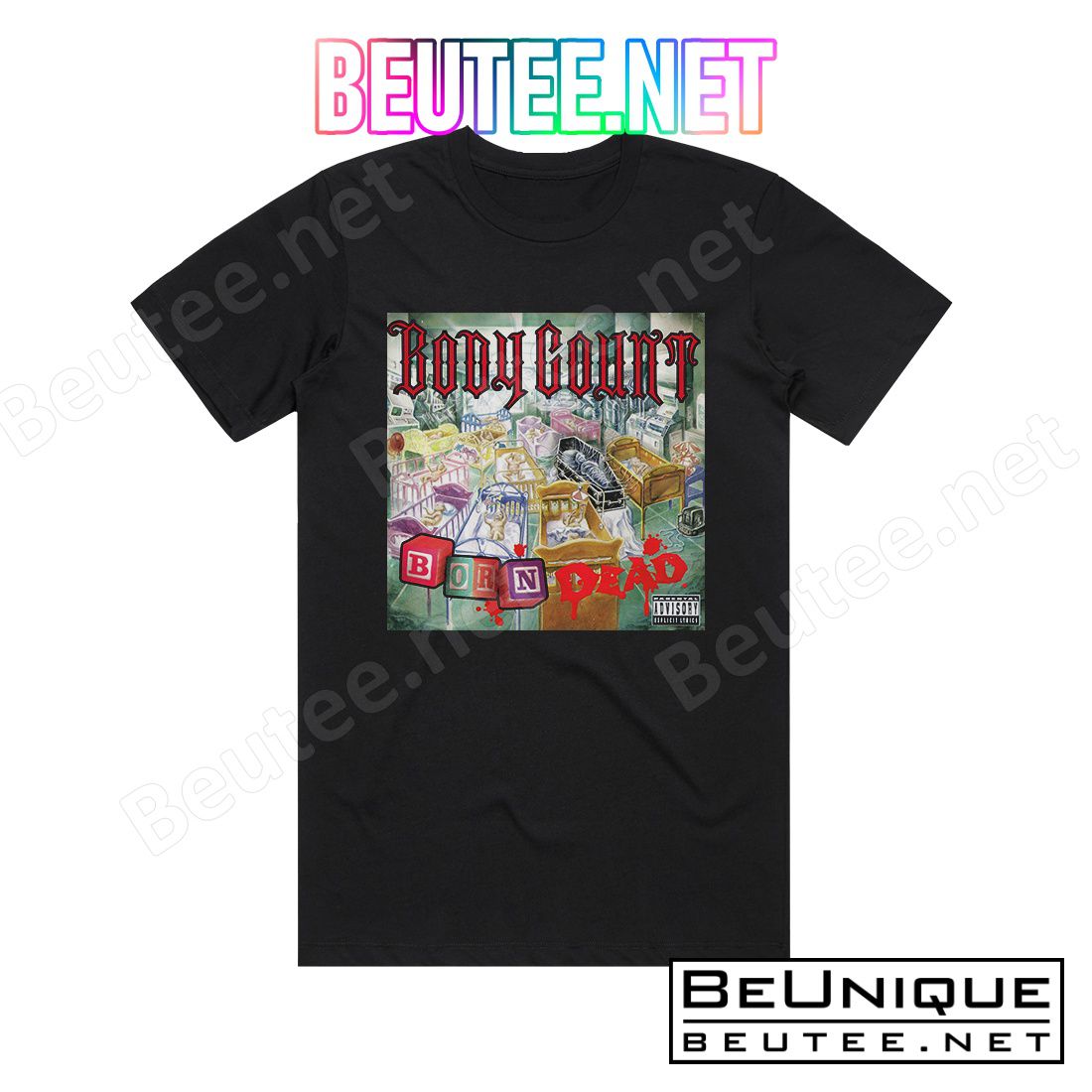Body Count Born Dead 1 Album Cover T-Shirt