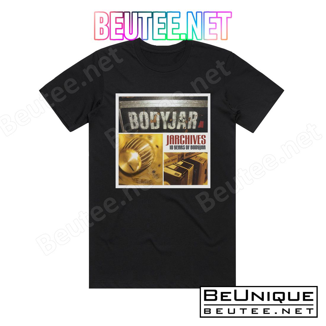 Bodyjar Jarchives 10 Years Of Bodyjar Album Cover T-Shirt
