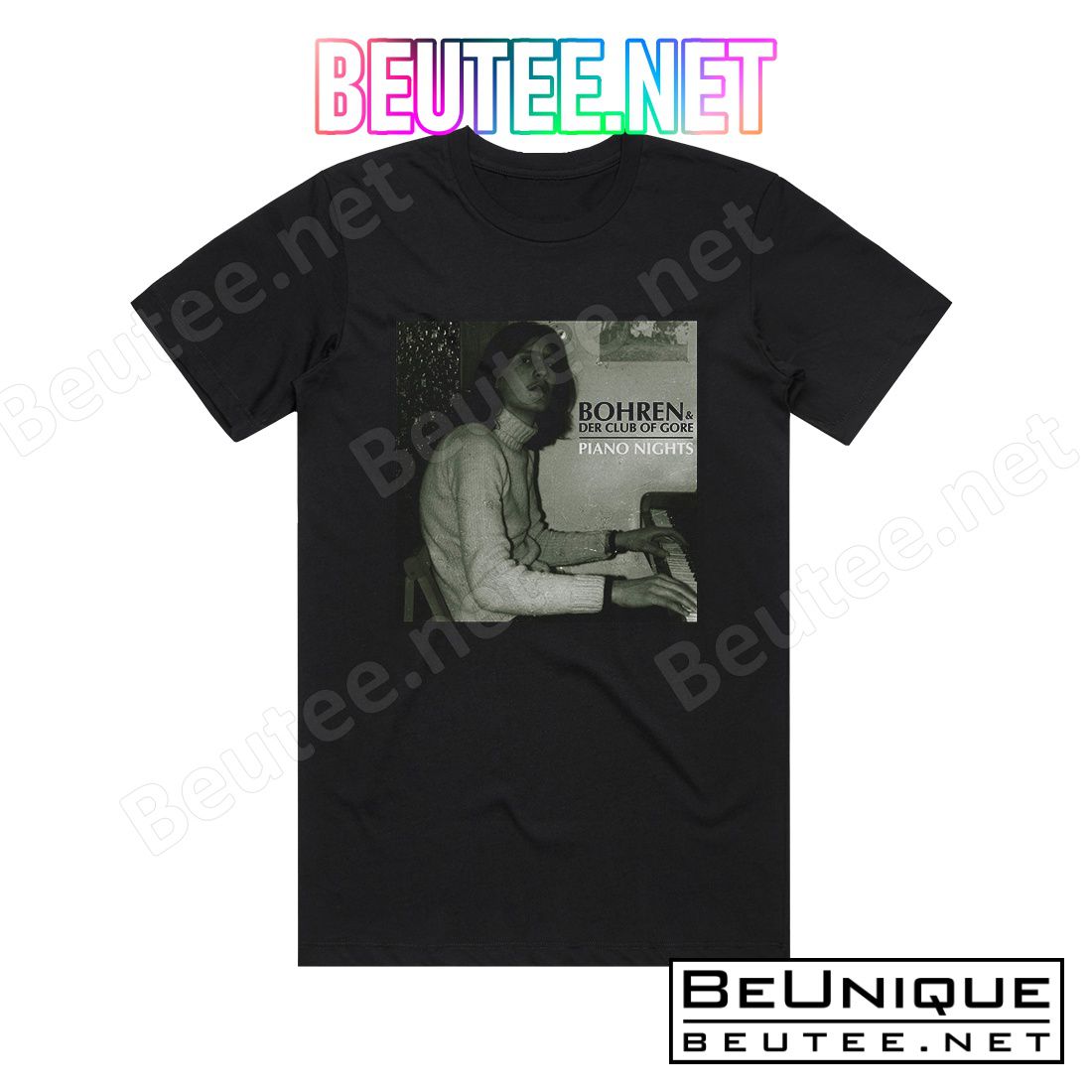 Bohren and der Club of Gore Piano Nights Album Cover T-Shirt
