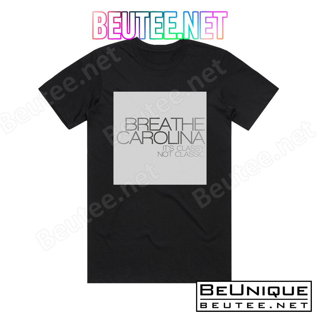 Breathe Carolina It's Classy Not Classic Album Cover T-Shirt