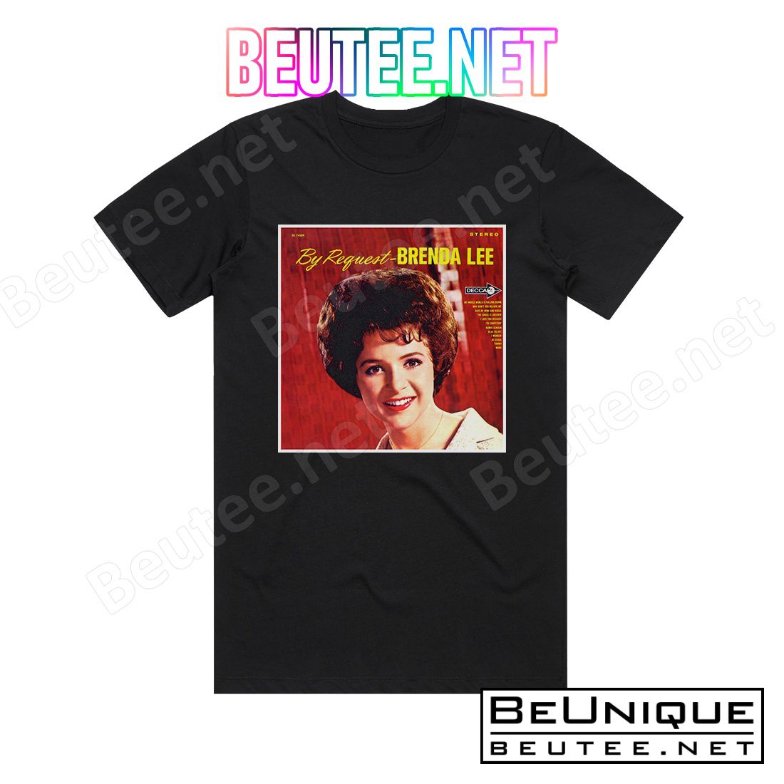 Brenda Lee By Request Album Cover T-Shirt
