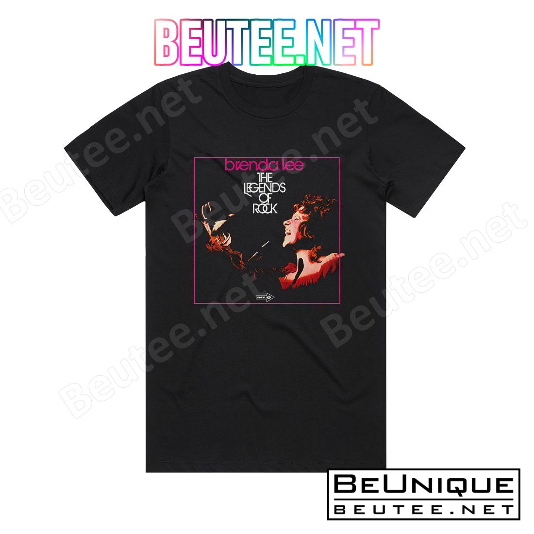 Brenda Lee The Legends Of Rock Album Cover T-Shirt