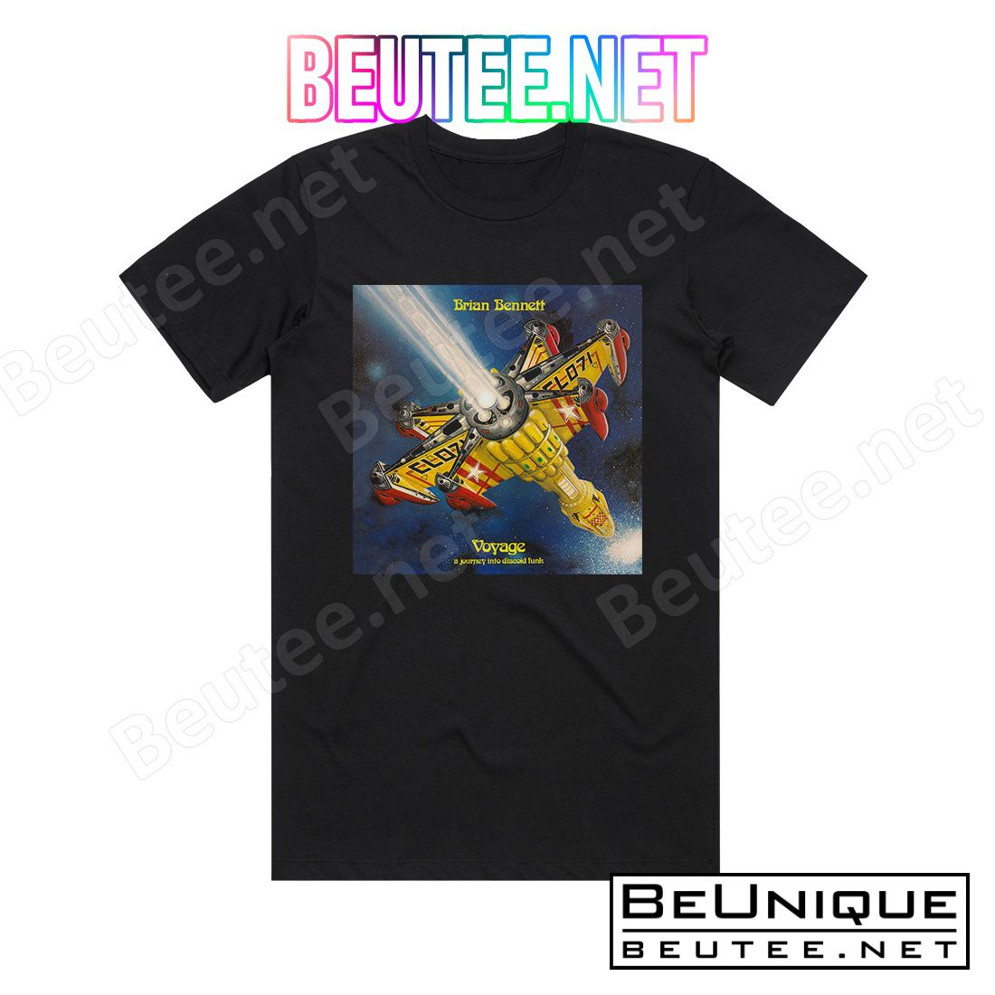 Brian Bennett Voyage A Journey Into Discoid Funk Album Cover T-Shirt