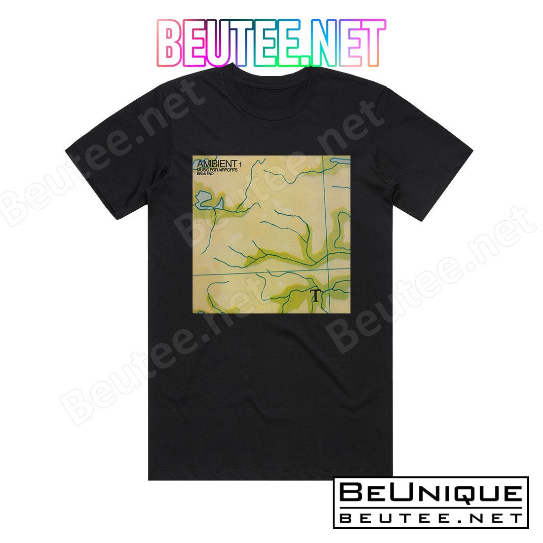 Brian Eno Ambient 1 Music For Airports Album Cover T-Shirt