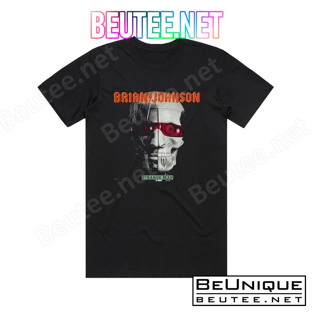 Brian Johnson Strange Man Album Cover T-Shirt