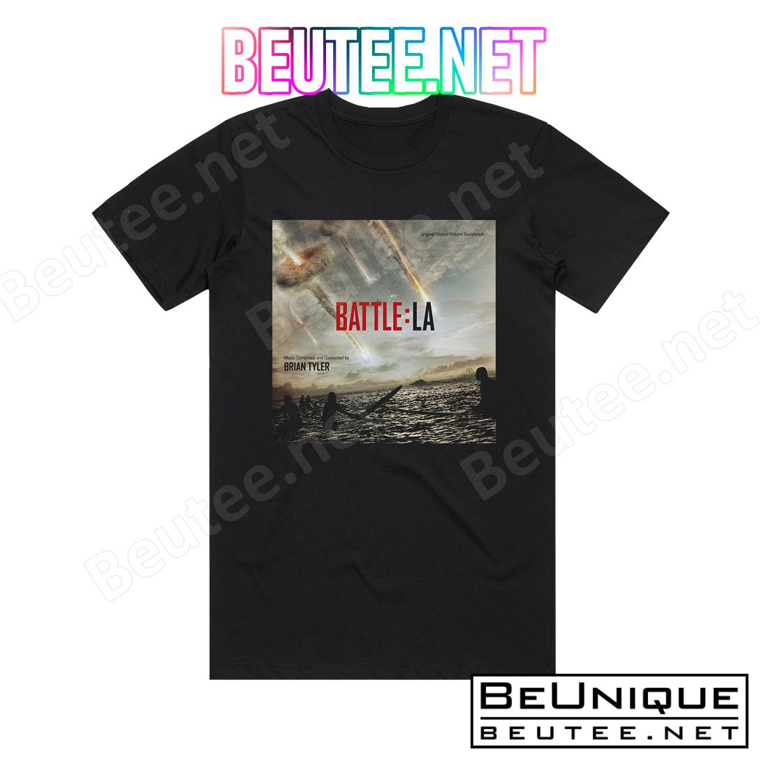 Brian Tyler Battle Los Angeles Album Cover T-Shirt