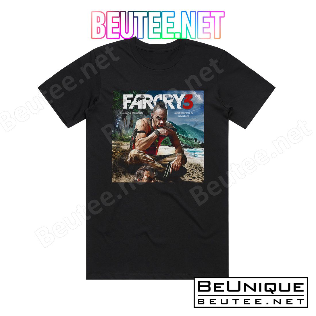Brian Tyler Far Cry 3 Original Game Soundtrack Album Cover T-Shirt