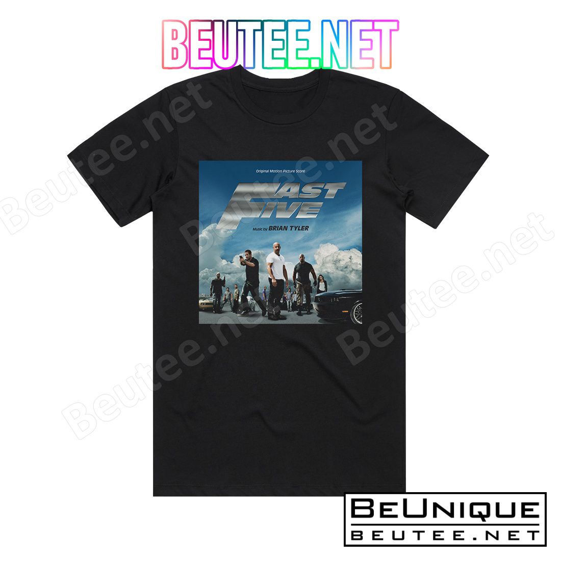 Brian Tyler Fast Five 1 Album Cover T-Shirt