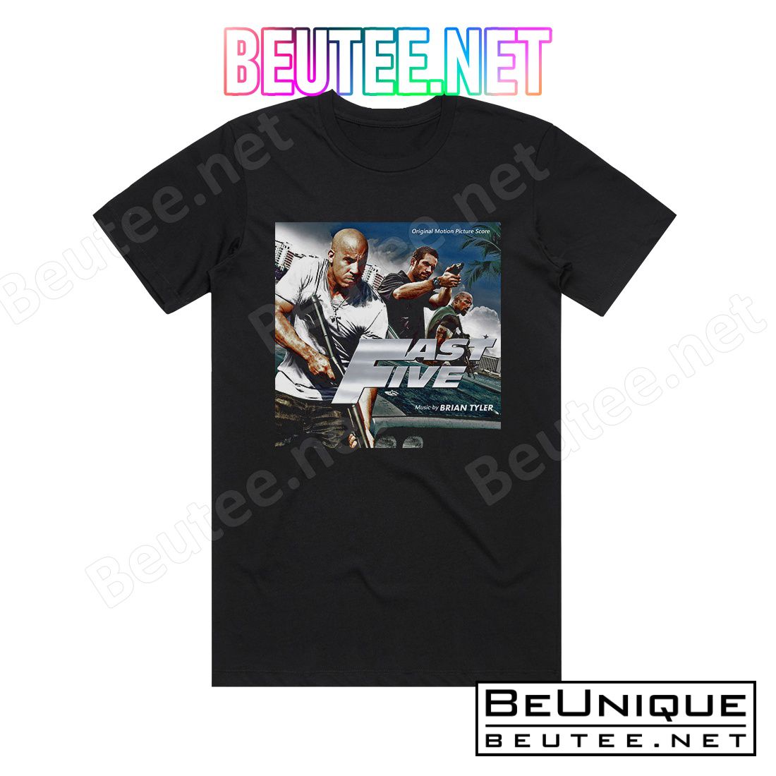 Brian Tyler Fast Five 2 Album Cover T-Shirt
