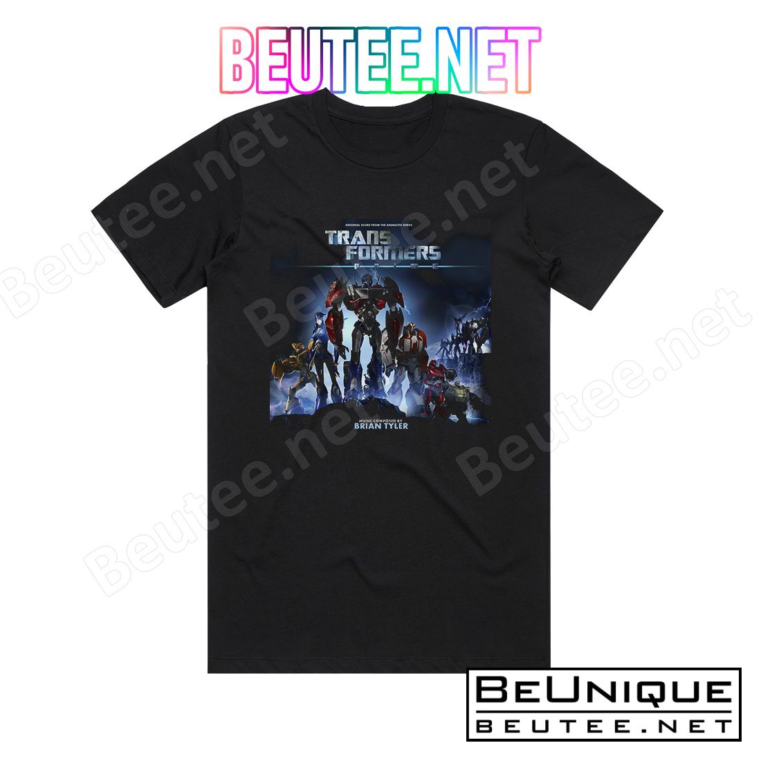 Brian Tyler Transformers Prime 1 Album Cover T-Shirt