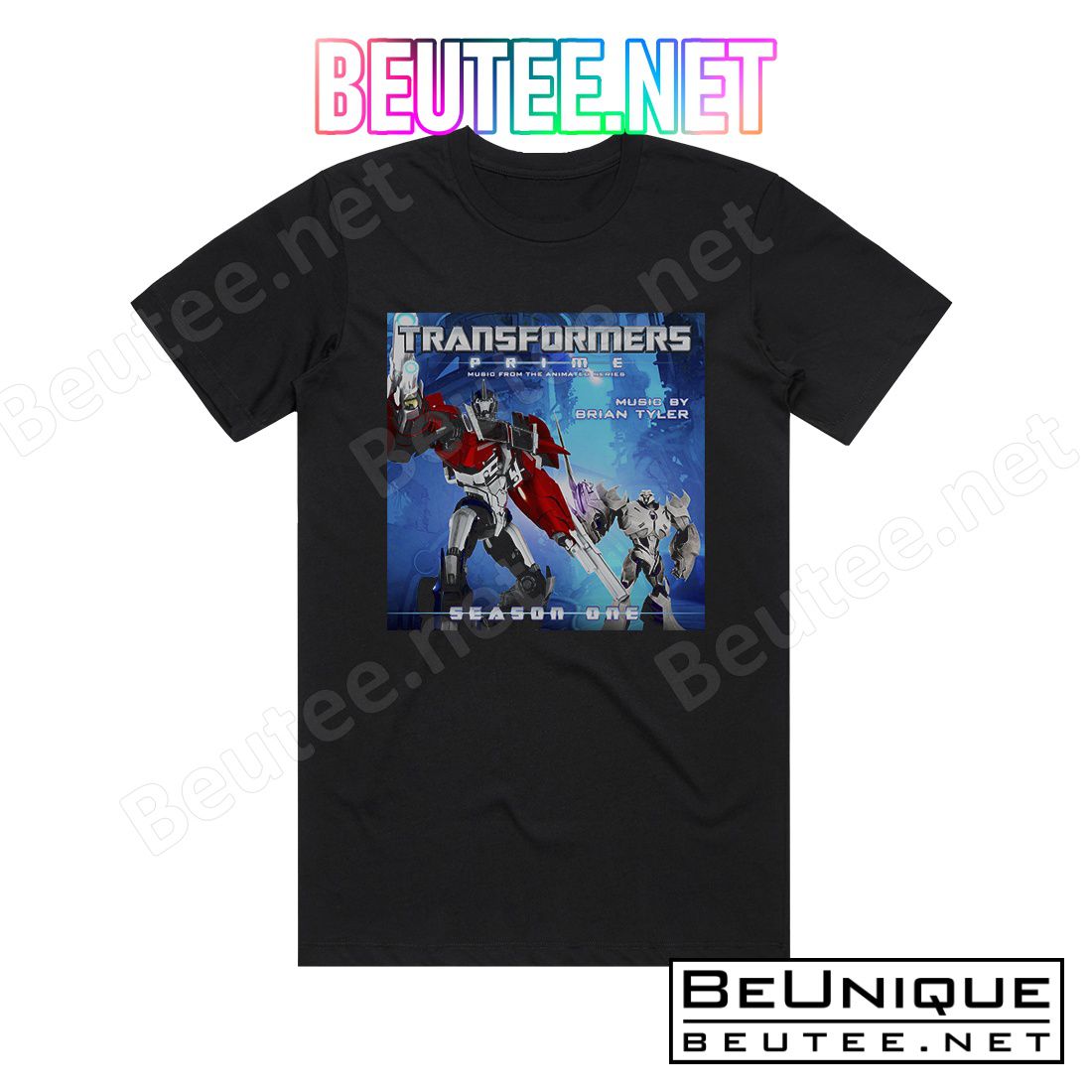 Brian Tyler Transformers Prime 2 Album Cover T-Shirt