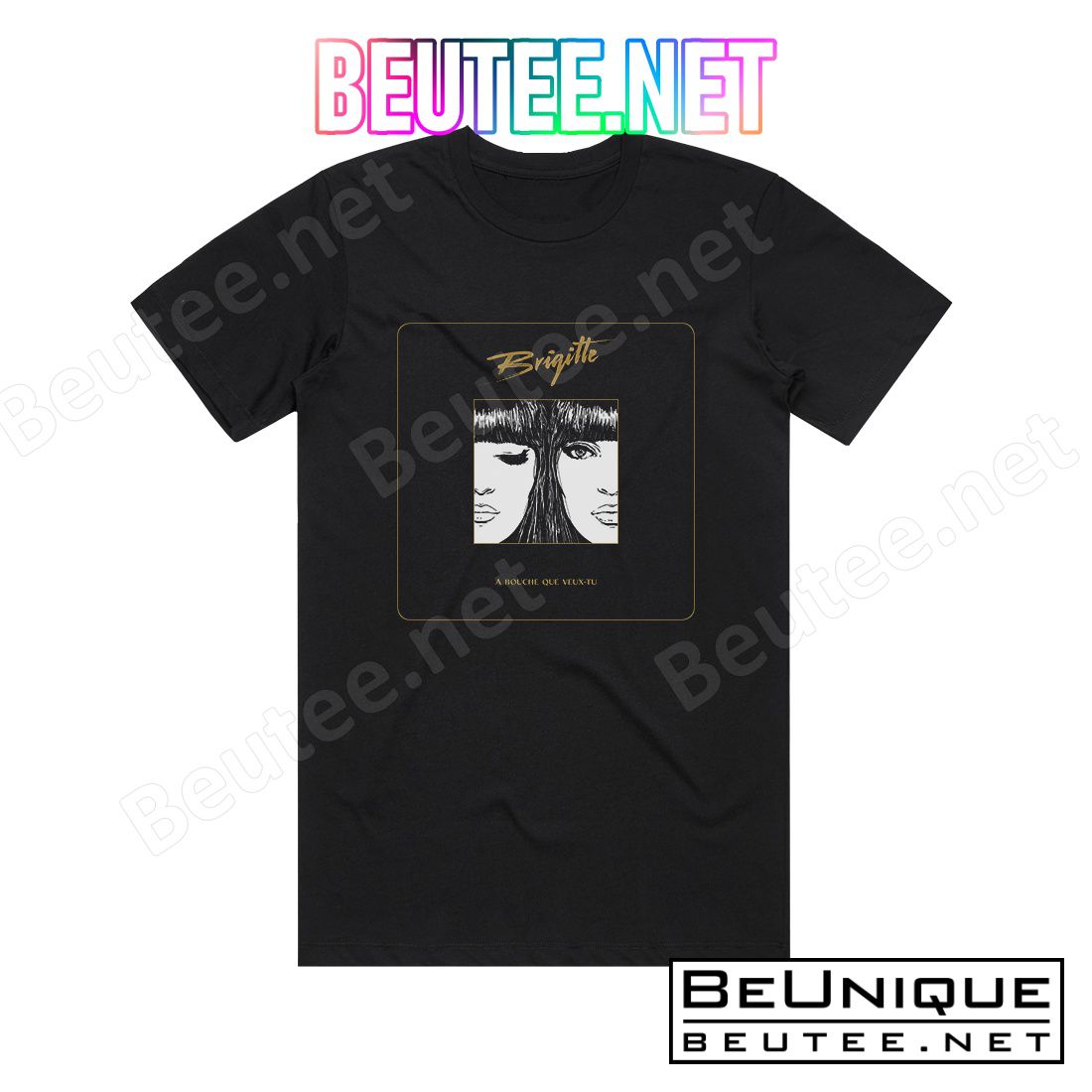 Brigitte Bouche Que Veux Tu Album Cover T-Shirt
