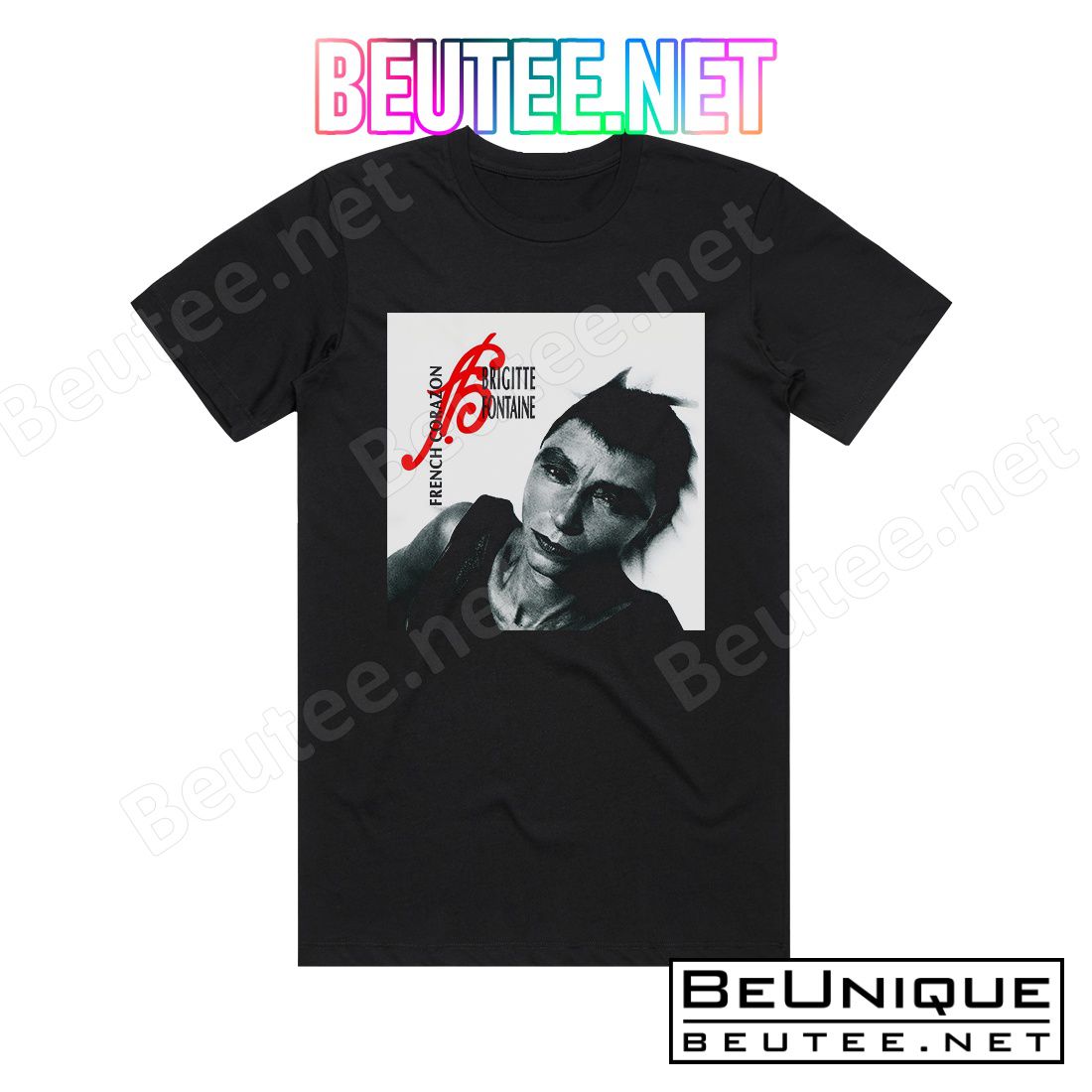 Brigitte Fontaine French Corazon Album Cover T-Shirt