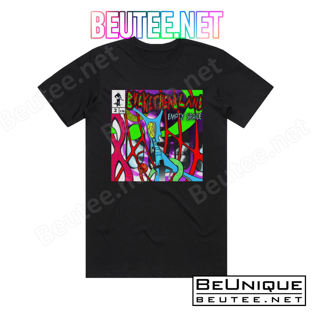 Buckethead Empty Space Album Cover T-Shirt