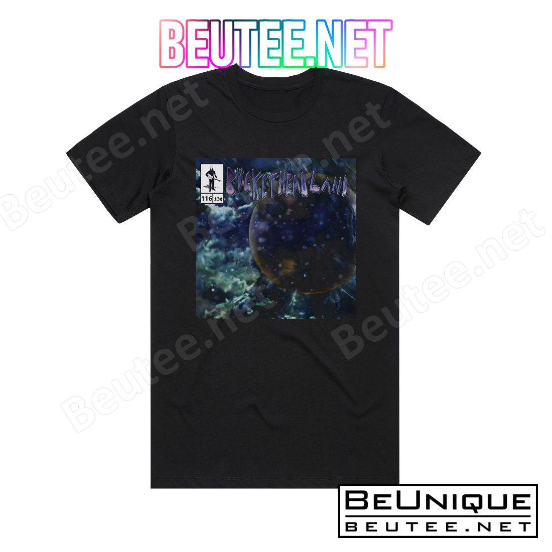 Buckethead Infinity Of The Spheres Album Cover T-Shirt