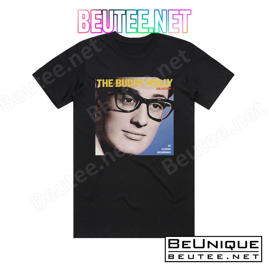 Buddy Holly The Buddy Holly Collection Album Cover T-Shirt