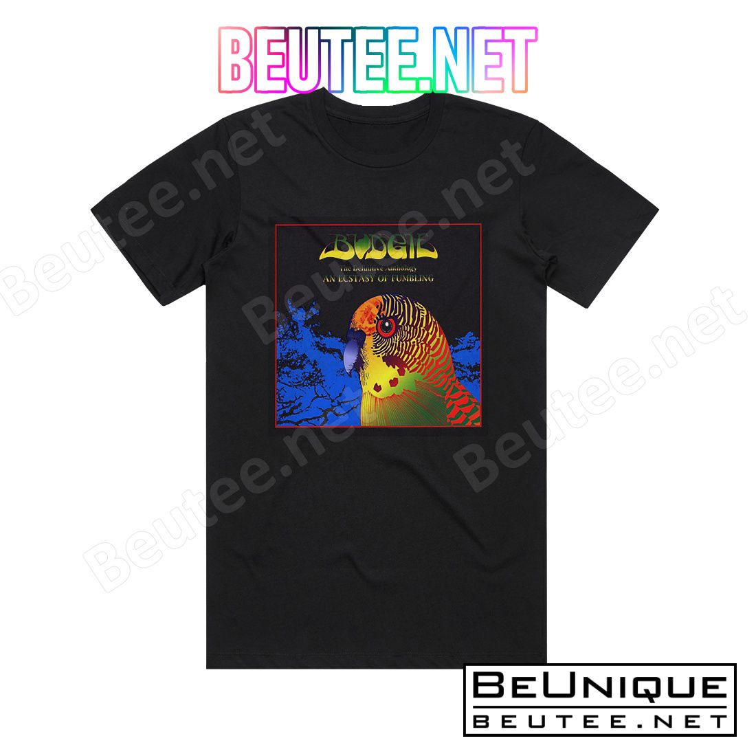 Budgie The Definitive Anthology An Ecstasy Of Fumbling Album Cover T-Shirt