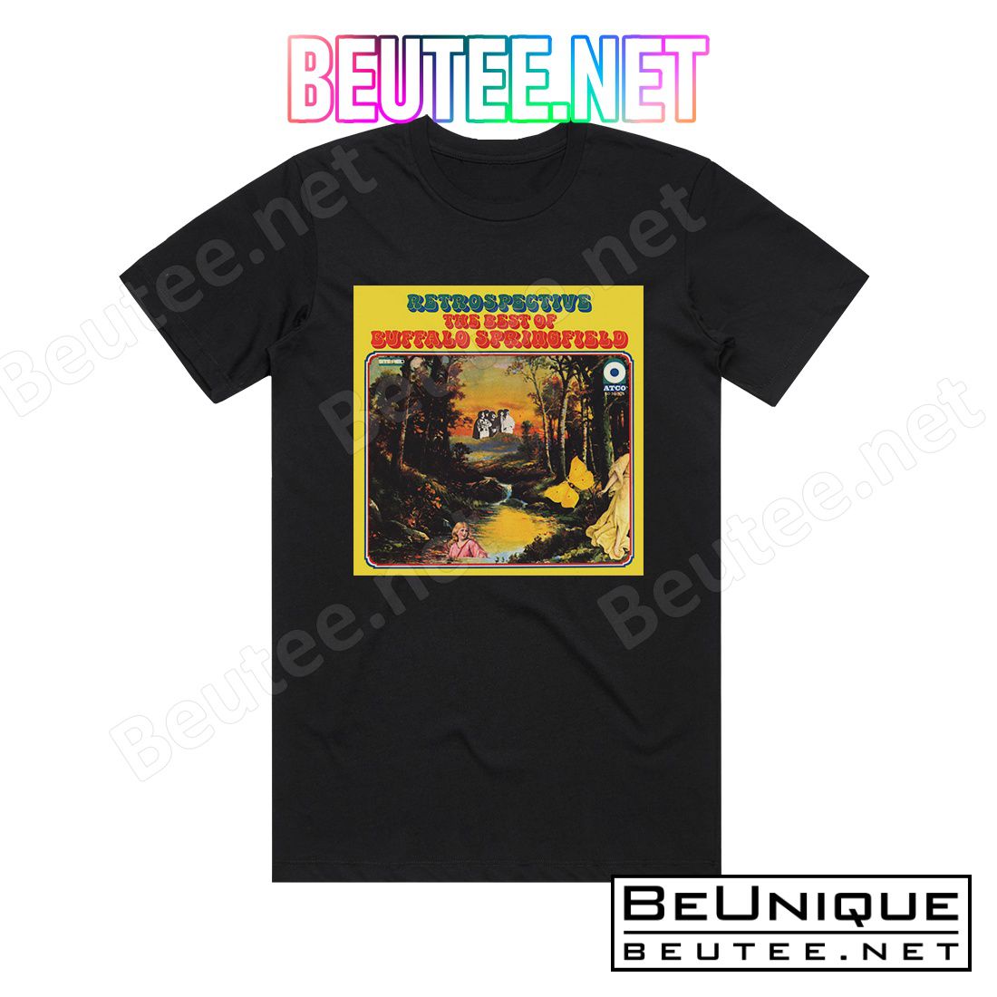 Buffalo Springfield Retrospective The Best Of Buffalo Springfield Album Cover T-Shirt